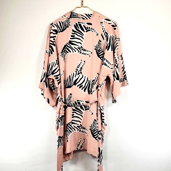 Baja Kaftan in Zebra muted Clay, India Collection by Emerson Fry XS/S - Picture 12 of 17
